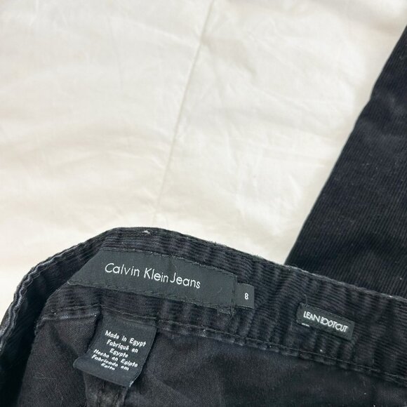 Calvin Klein Black Corduroy Pants Women’s Size 8 Lean Bootcut EUC - Picture 4 of 7